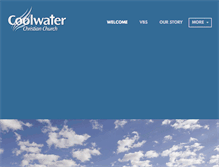 Tablet Screenshot of coolwaterchurch.org